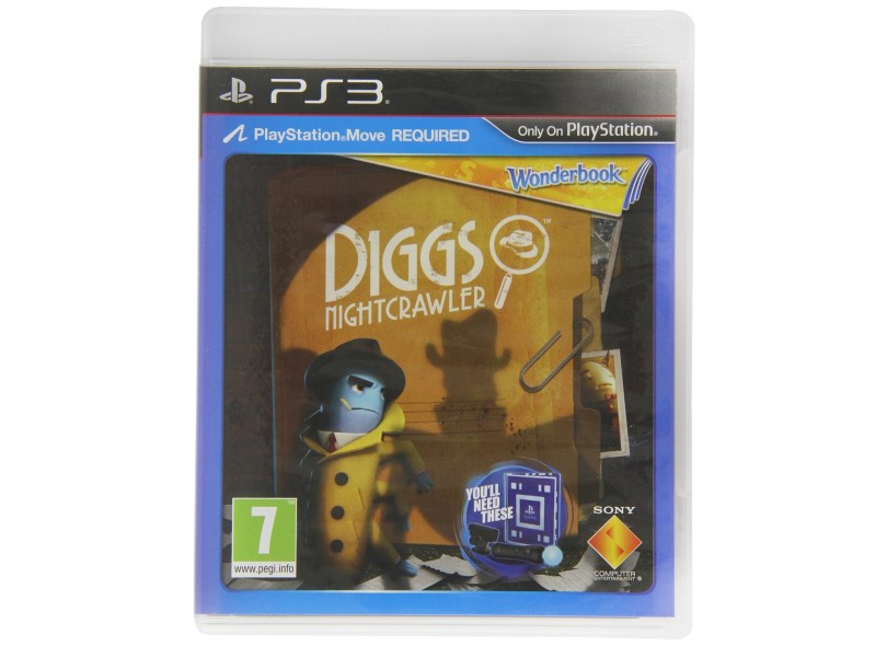 Jogo Wonderbook: Diggs Nightcrawler PlayStation 3 Sony