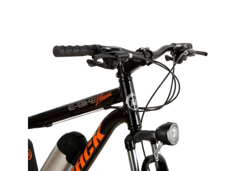 Bicicleta Elétrica Track & Bikes 21 Marchas Aro 29 Suspensão Dianteira Freio a Disco Mecânico Lithium