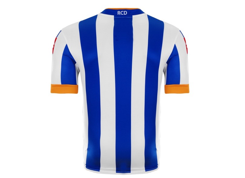 Camisa Torcedor Deportivo La Coruña I 2013/14 sem Número Lotto