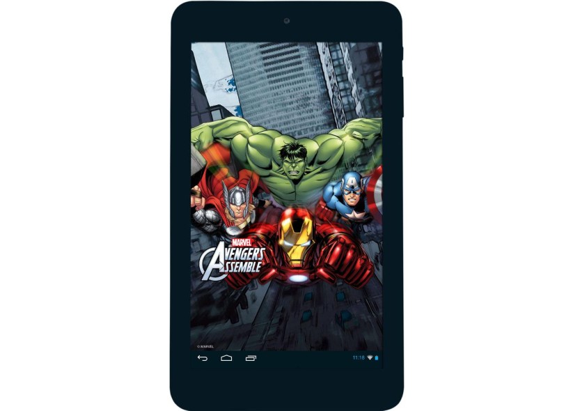 Tablet Tectoy 8.0 GB LCD 7 " Android 4.2 (Jelly Bean Plus) Avengers TT5100i
