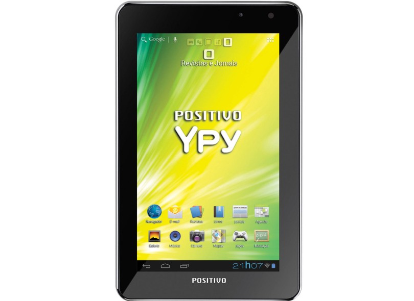 Tablet Positivo Ypy 3G 16 GB LCD 7" Android 4.0 (Ice Cream Sandwich) 2 MP 07FTB