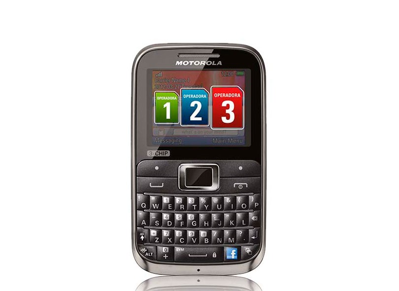 Celular Motorola Motokey 3 EX 117 Desbloqueado