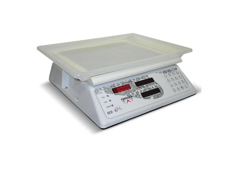 Balança Computadora Ramuza Branca Bivolt 15Kgx5g Com Bateria em ...