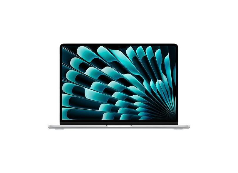 Notebook Macbook Apple Air 13" M3 16GB RAM SSD 256GB Prateado, 256GB, 