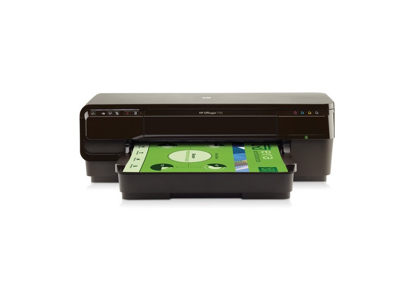 Impressora HP Officejet Jato de Tinta Colorida USB 7110