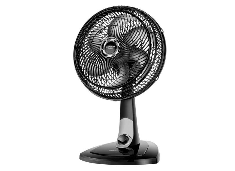 Ventilador De Mesa 30Cm Vt-30-Nb 110V 60Hz Turbo Mondial 3022-01