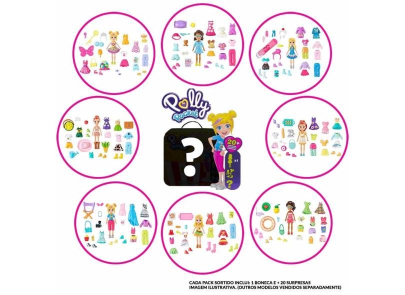 Polly Pocket Pacote de Modas - Mattel