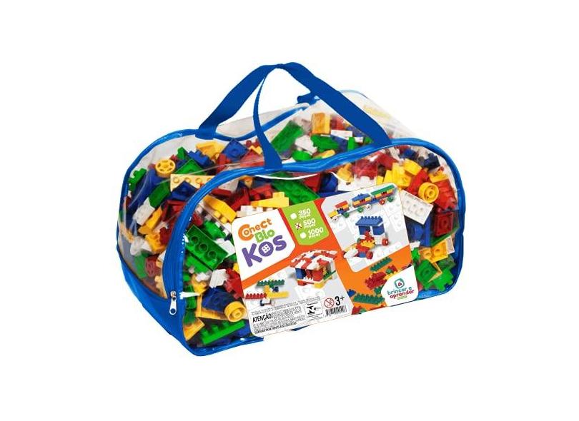 Brinquedo Educativo Blocos De Montar 500 Peças Pedagógicos Didático  Infantil - Carrefour - Carrefour