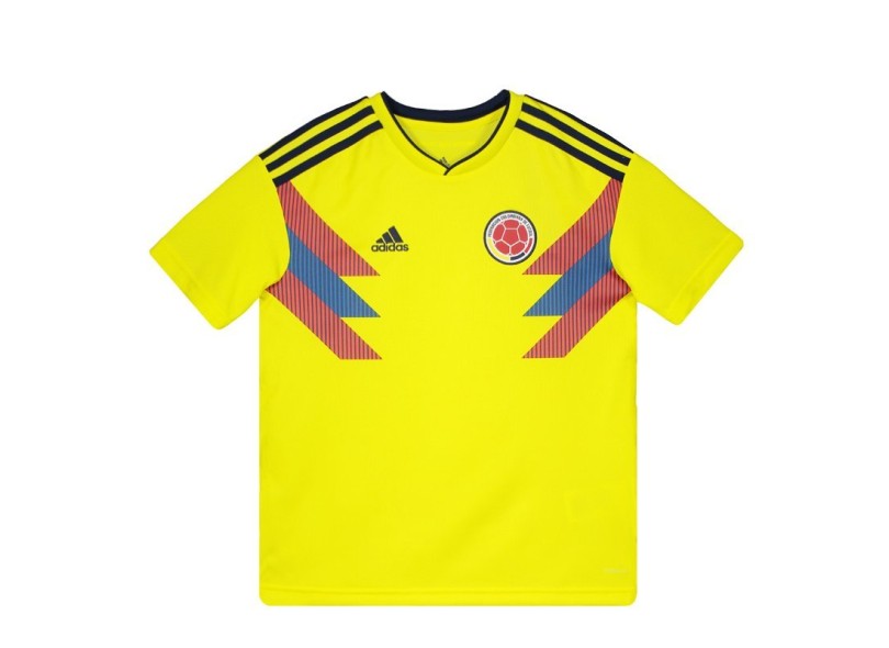 Camisa Torcedor infantil Colômbia I 2018 sem Número Adidas