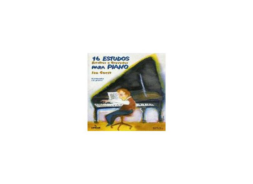 16 Estudos Escritos E Gravados Para Piano - Cd De Áudio - 9788585426569