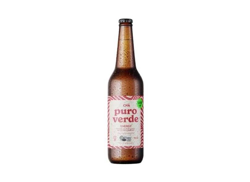 Chá Energy Mate com Maçã e Guaraná Orgânico Puro Verde 350ml