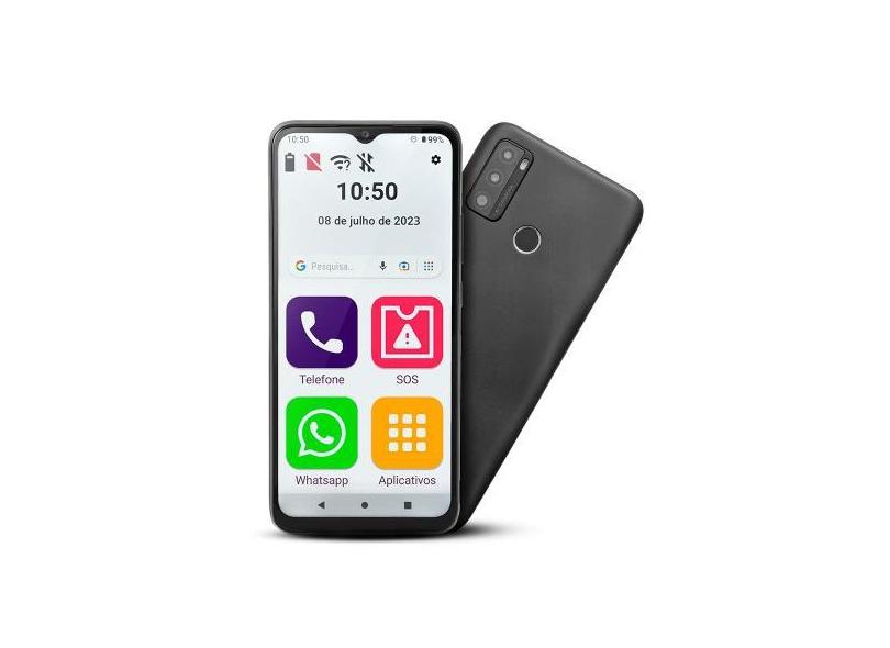 Celular ObaSmart Conecta G Max 2 SE 64GB Tela 6,5 Pol HD Dual Chip 2GB