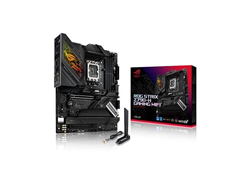 Placa Mãe Asus ROG STRIX Z790-H Gaming Wi-Fi Intel LGA1700 DDR5 ATX