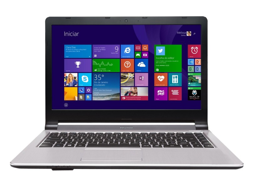Notebook Positivo Premium TV Intel Celeron N2806 4 GB de RAM HD 500 GB LED 14 " Windows 8.1 XS3210