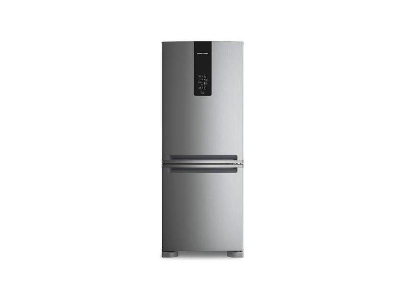 Geladeira Brastemp BRE57K Frost Free Inverse 447 Litros cor Inox