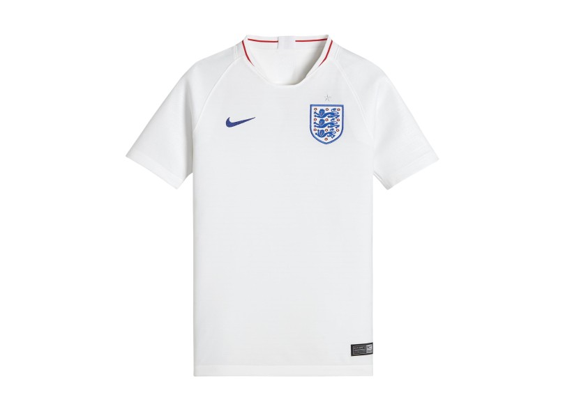Camisa Torcedor Infantil Inglaterra I 2018/19 sem Número Nike