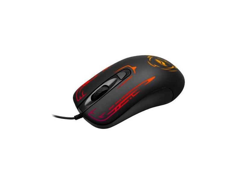Mouse Gamer C3tech 2400Dpi Led Multicolors 4 Botões Usb 2.0 -Preto