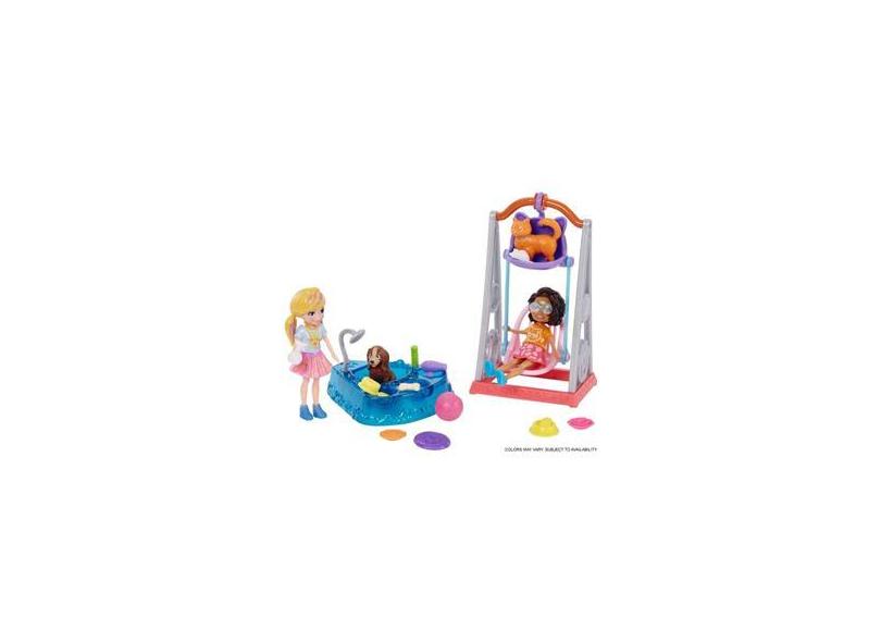 Polly Pocket 2 Amigas Hora De Brincar Com Acessórios Mattel