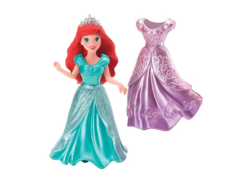 Boneca Princesas Disney Kit Magiclip Mattel