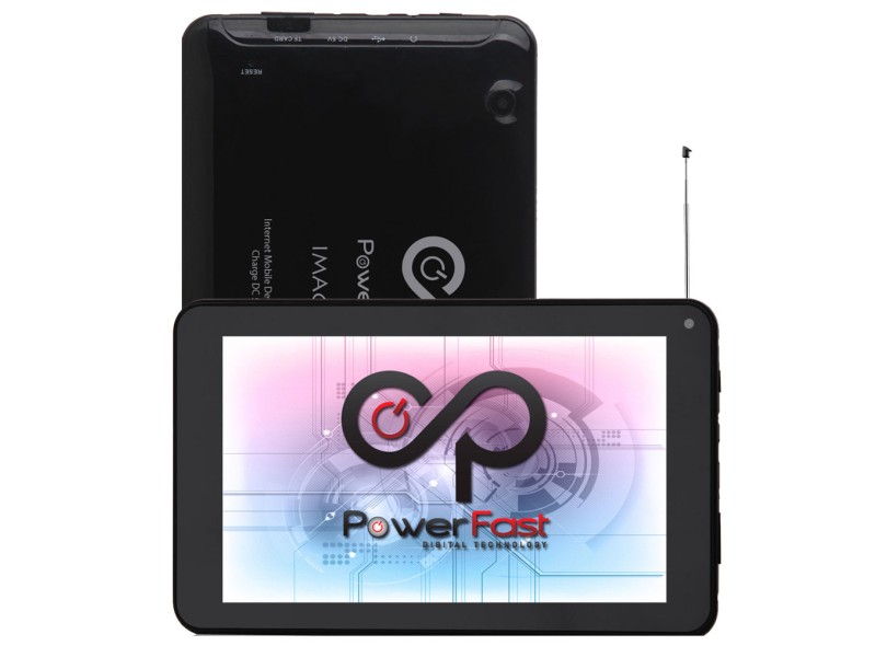 Tablet Powerfast 4.0 GB LCD 7 " Image TV Dual Core TCTB-7106TV