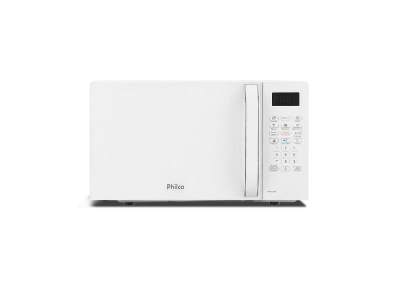 Microondas 20 Litros, Multifunções, Limpa Fácil, 1100W, Branco - Pmo23