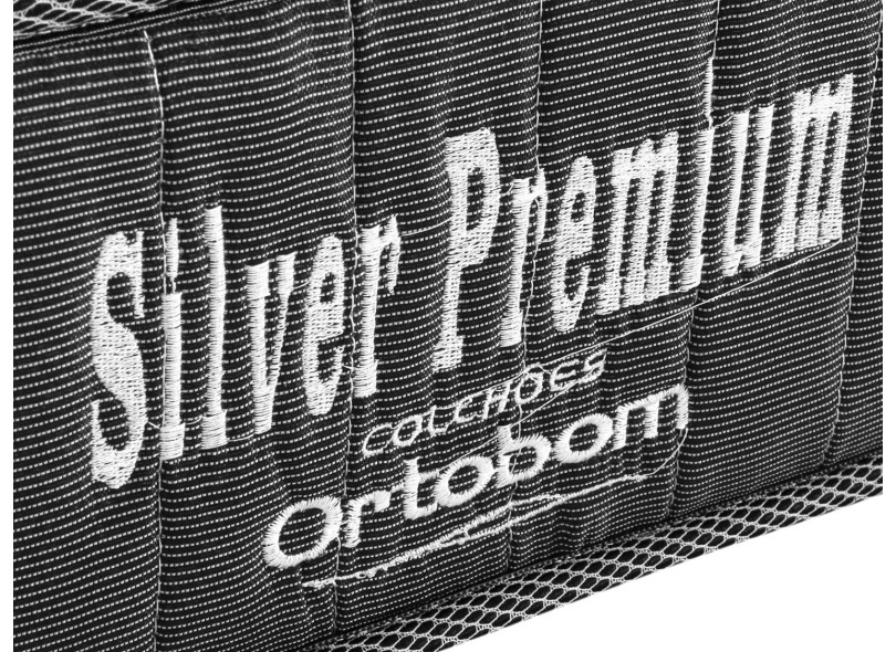 Colchão Solteiro Molas Ensacadas/Pocket Espuma Ortobom D23 Physical Silver Premium 88 x 28 x 188 cm