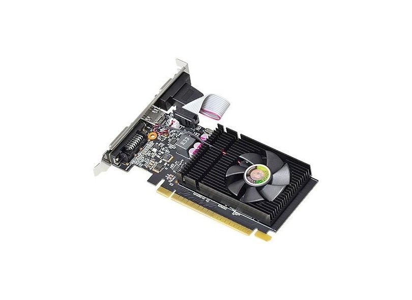 Placa de Video NVIDIA GeForce T 730 1 GB DDR3 64 Bits Point Of View VGA-730-B1-1024