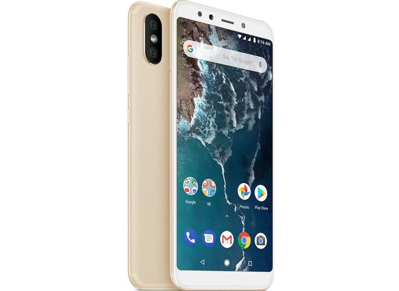 Smartphone Xiaomi Mi A2 128GB 20 MP 2 Chips Android 8.1 (Oreo) 3G 4G Wi-Fi