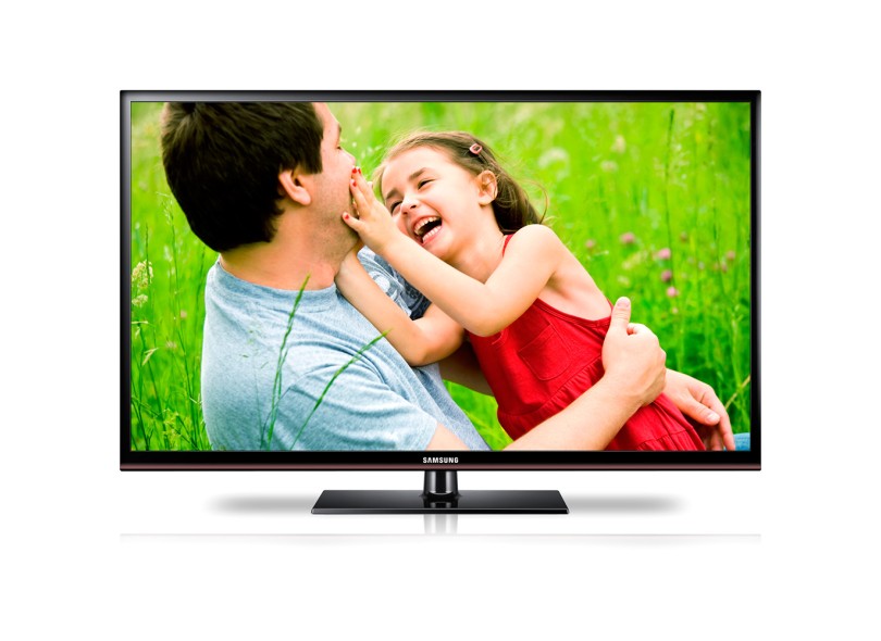 TV Plasma 43" Smart TV Samsung Série 4 3D 2 HDMI Conversor Digital Integrado PL43E490