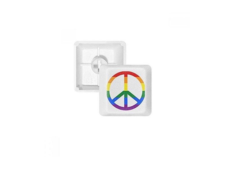 Rainbow Gay Lésbica Anti War Teclado Mecânico Teclado PBT Gaming Upgrade Kit