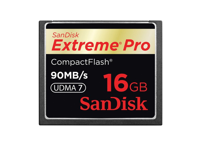 Cartão de Memória Compact Flash SanDisk Extreme Pro 16 GB SDCFXP-016G
