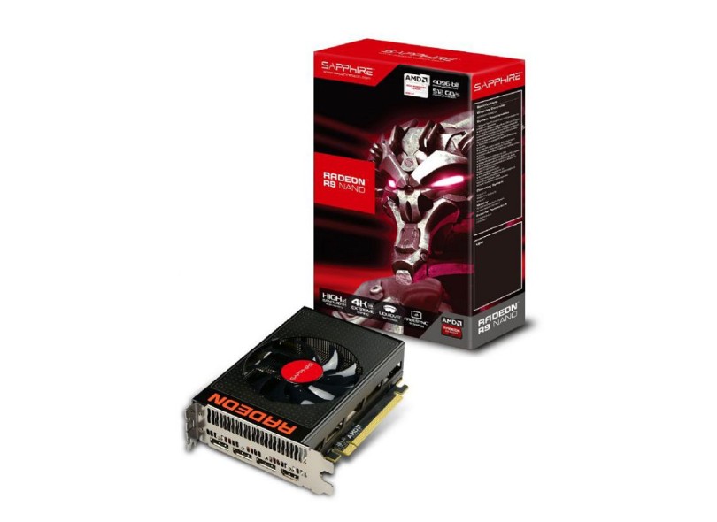 Placa de Video NVIDIA Radeon R9 Fury 4 GB HBM 4096 Bits Sapphire 21249-00-40g