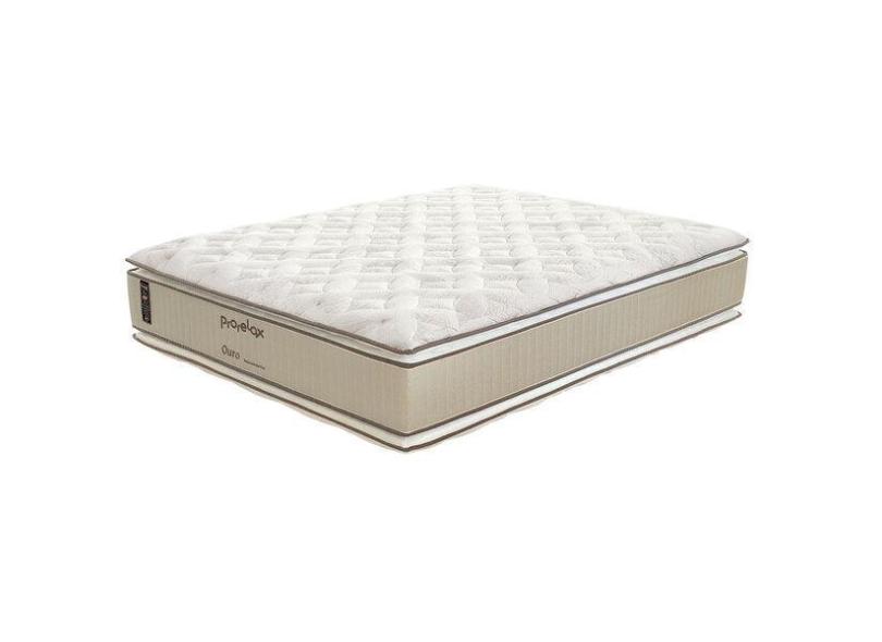 Colch o Casal 138x188x38 Ouro Prorelax Molas Ensacadas Pillow em ...