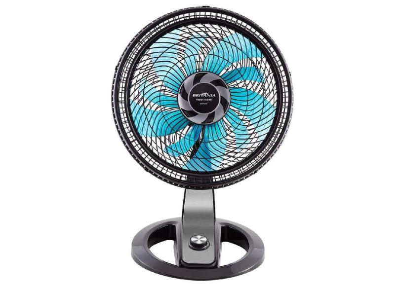 Ventilador de Mesa 40cm BVT491 8 Pás Britânia Preto 127V