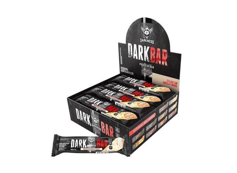 Dark Whey Bar 8 Und Darkness - Morango Com Chocolate Branco