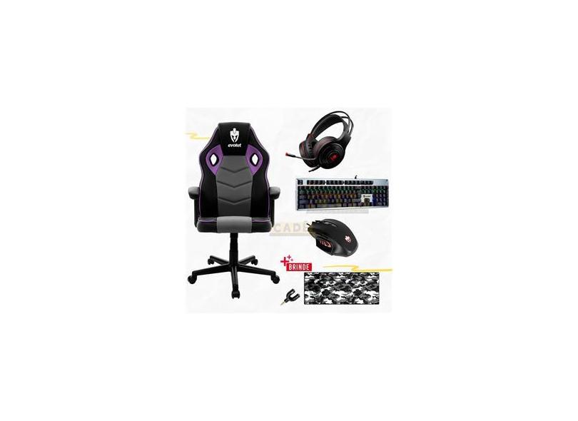 Kit Cadeira Gamer Completo Somente Aqui Com Garantia e Nf-e em Promoção é  no Buscapé