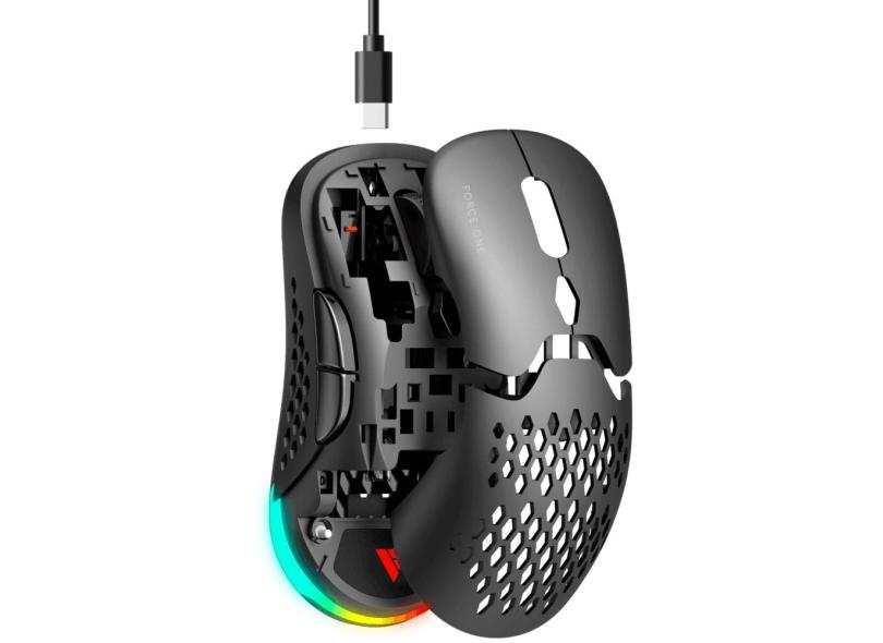 Mouse force one lynx 19.000 dpi rgb wireless com o Melhor Preço é no Zoom