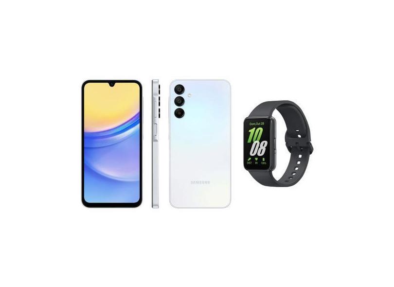 Smartphone Samsung Galaxy A15 6,5 128Gb - Azul Claro + Smartband Galax