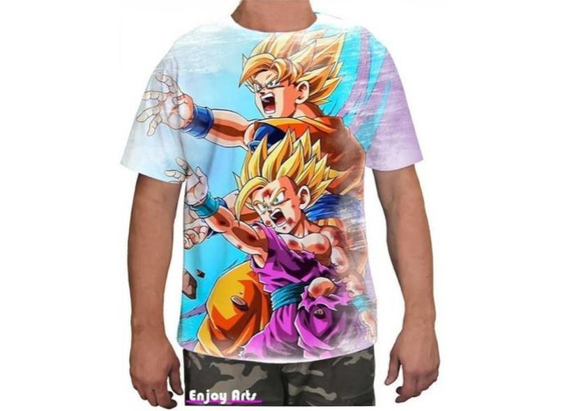 Camiseta Dragon Ball Z Super Saiyajins