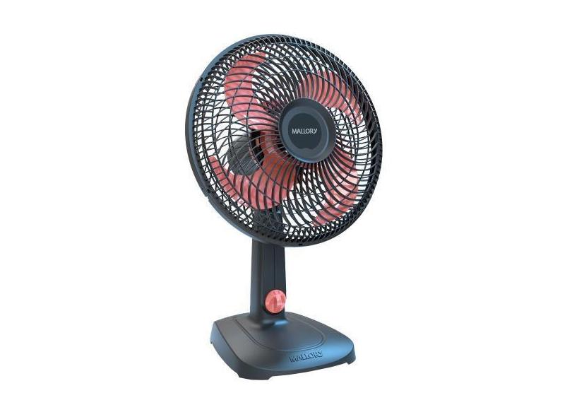 Ventilador De Mesa Mallory Elegance Rose 30 Cm 4 Pas 3 Velocidades 42W