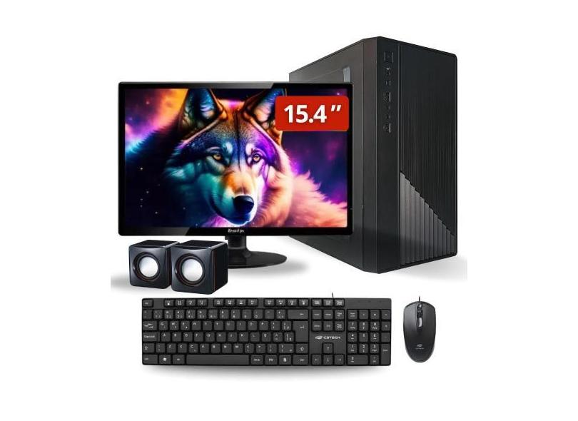 Computador Completo Intel Core I3 8gb Ssd 120gb Monitor 15 W10 - CEV