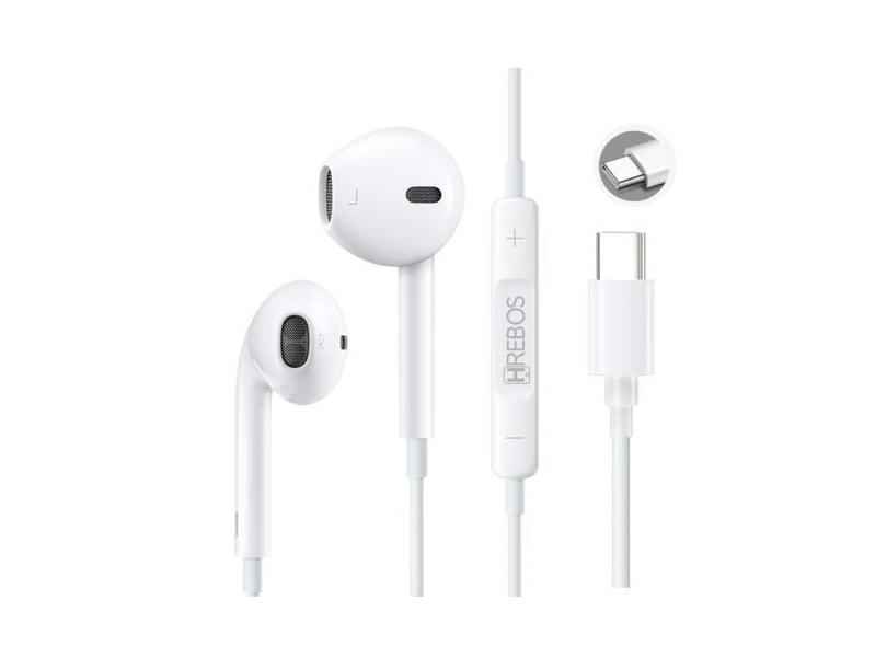 Fone De Ouvido Tipo C Compatível Com Samsung A54 M54 A34 M52 - Hrebos