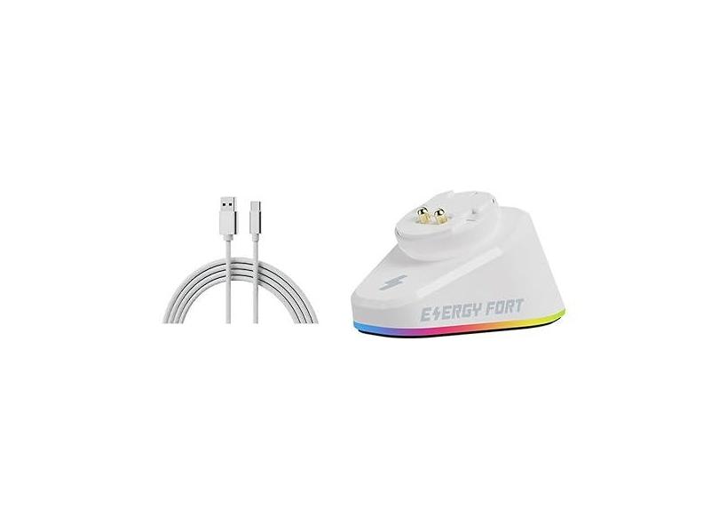 MOUDOAUER RGB, acessórios para mouse sem fio, carregador de porta USB dupla para Razer DeathAdder V2 Pro