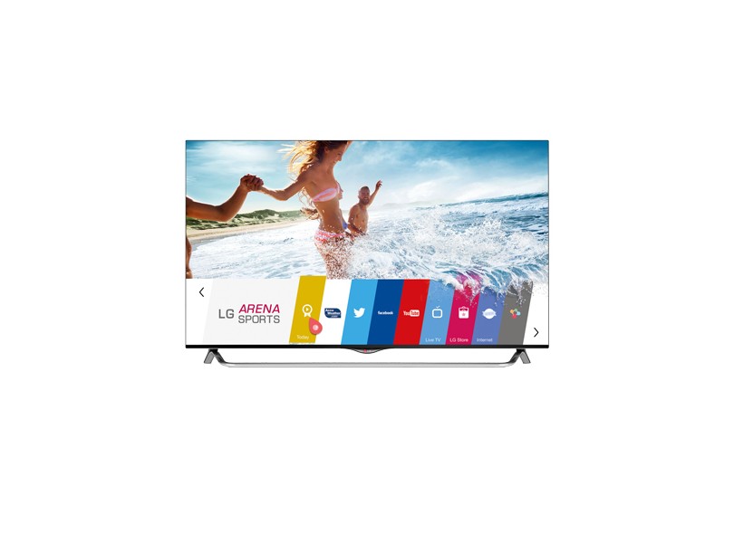 TV LED 55" Smart TV LG Cinema 3D 3D 4K 4 HDMI 55UB8500