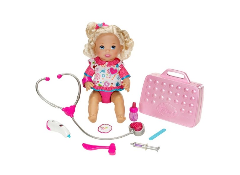 Boneca Little Mommy Pequena Pediatra Mattel