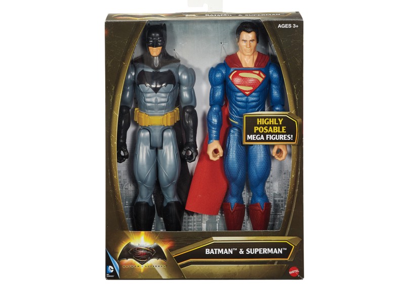 Boneco Batman Super Homem Batman v Superman DLN32 - Mattel