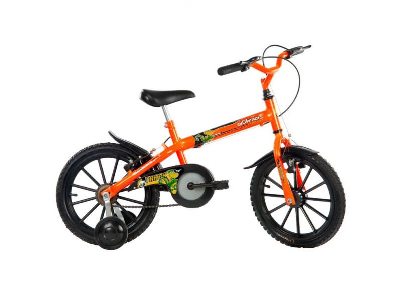 Bicicleta TRACK & BIKES Infantil Dino Neon Aro 16