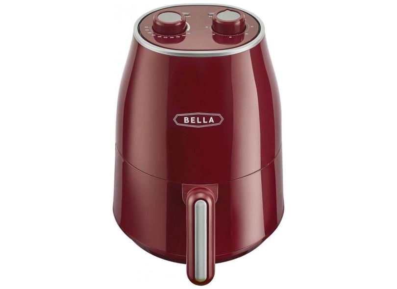 Fritadeira Elétrica Air Fryer 1.5 Litros de Capacidade com Controle de Temperatura e Temporizador, 110V 1230W, Bella 14778, Vermelha