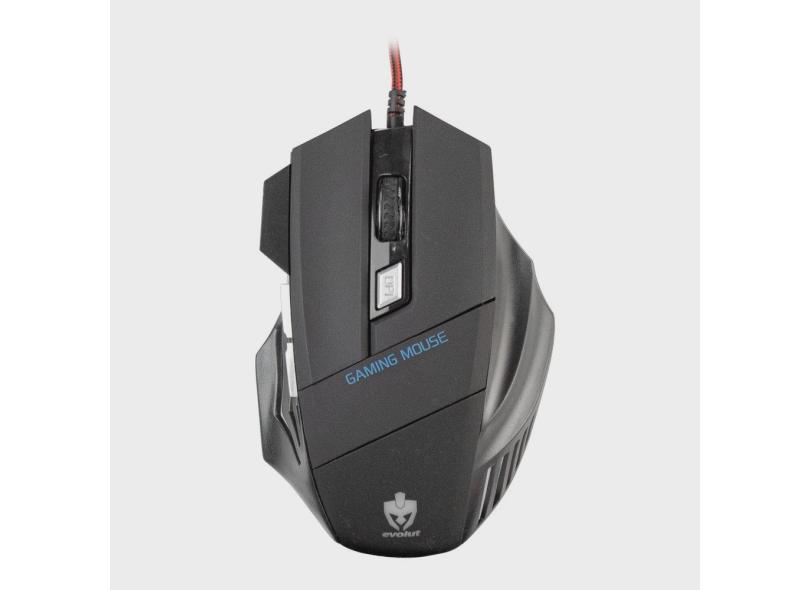 Mouse Gamer Evolut Eg-103rb Predator Rgb 2400 Dpi 06 Botoes