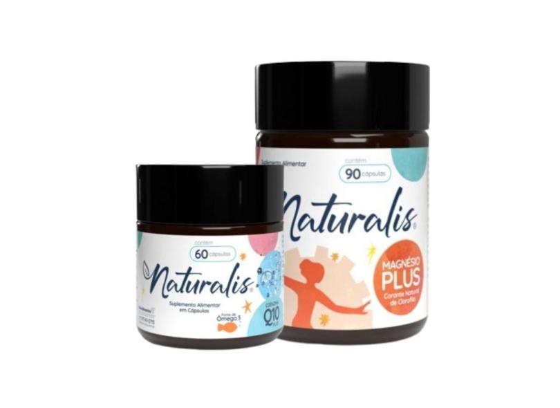 Combo Sono Reparador Naturalis com Magnésio Plus e Coenzima Q10